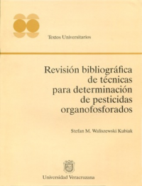 Cubierta para Revisión bibliográfica de técnicas para determinación de pesticidas organofosforados