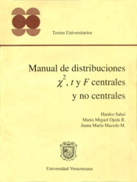 Cubierta para Manual de distribuciones X², t y F centrales y no centrales