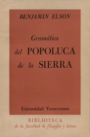 Cubierta para Gramática del popoluca de la Sierra