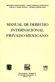 Cubierta para Manual de derecho internacional privado