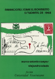 Cubierta para Narraciones sobre el movimiento estudiantil de 1968