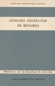 Cubierta para Derecho protector de menores