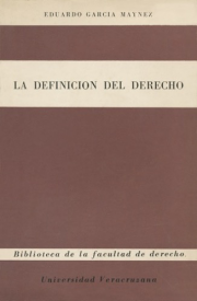 Cover for La definición del derecho: Ensayo de perspectivismo jurídico