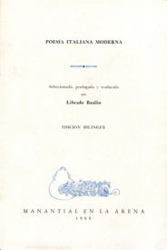 Cubierta para Poesía italiana moderna