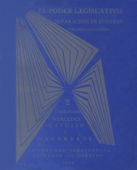 Cubierta para El poder legislativo: Separación de poderes 
