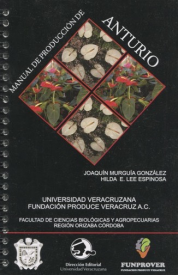 Cubierta para Manual de producción de anturio