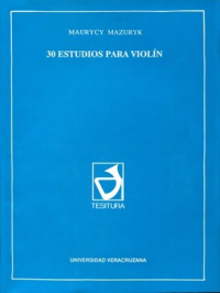 Cubierta para 30 estudios para violín