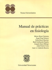 Cubierta para Manual de prácticas en fisiología