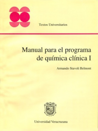 Cubierta para Manual para el programa de química clínica I