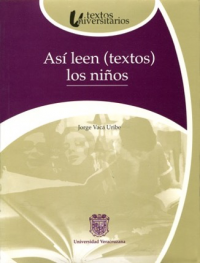 Cubierta para Así leen (textos) los niños