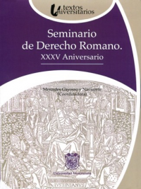 Cubierta para Seminario de derecho romano: XXXV aniversario