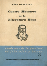 Cubierta para Cuatro maestros de la literatura rusa