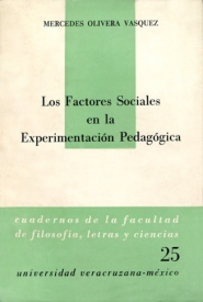 Cubierta para Los factores sociales en la experimentación pedagógica