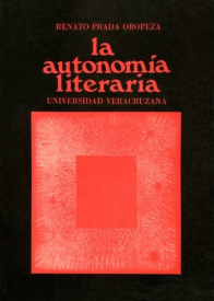 Cubierta para La autonomía literaria