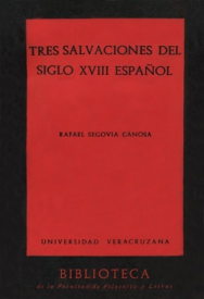 Cubierta para Tres salvaciones del siglo XVIII español