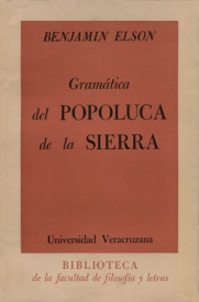 Cubierta para Gramática del popoluca de la sierra