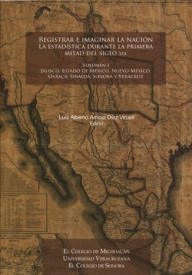 Cubierta para Registrar e imaginar la nación: La estadística durante la primera mitad del siglo XIX 