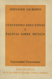 Cubierta para Cuestiones educativas y páginas sobre México