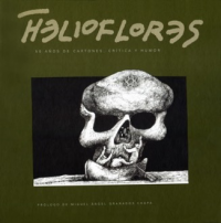 Cubierta para Helioflores. 50 años de cartones, crítica y humor