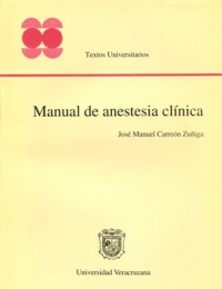 Cubierta para Manual de anestesia clínica