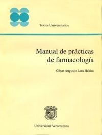 Cubierta para Manual de prácticas de farmacología