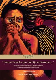 Cubierta para Porque la lucha por un hijo no termina...: Testimonios de las madres del Colectivo Familias de Desaparecidos Orizaba-Córdoba