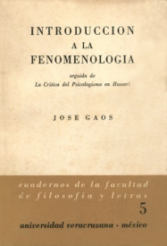 Cubierta para Introducción a la fenomenología: Seguida de la Crítica del Psicologismo de Husserl