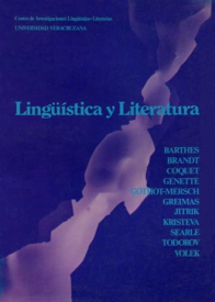 Cubierta para Lingüística y literatura