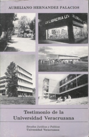 Cubierta para Testimonio de la Universidad Veracruzana